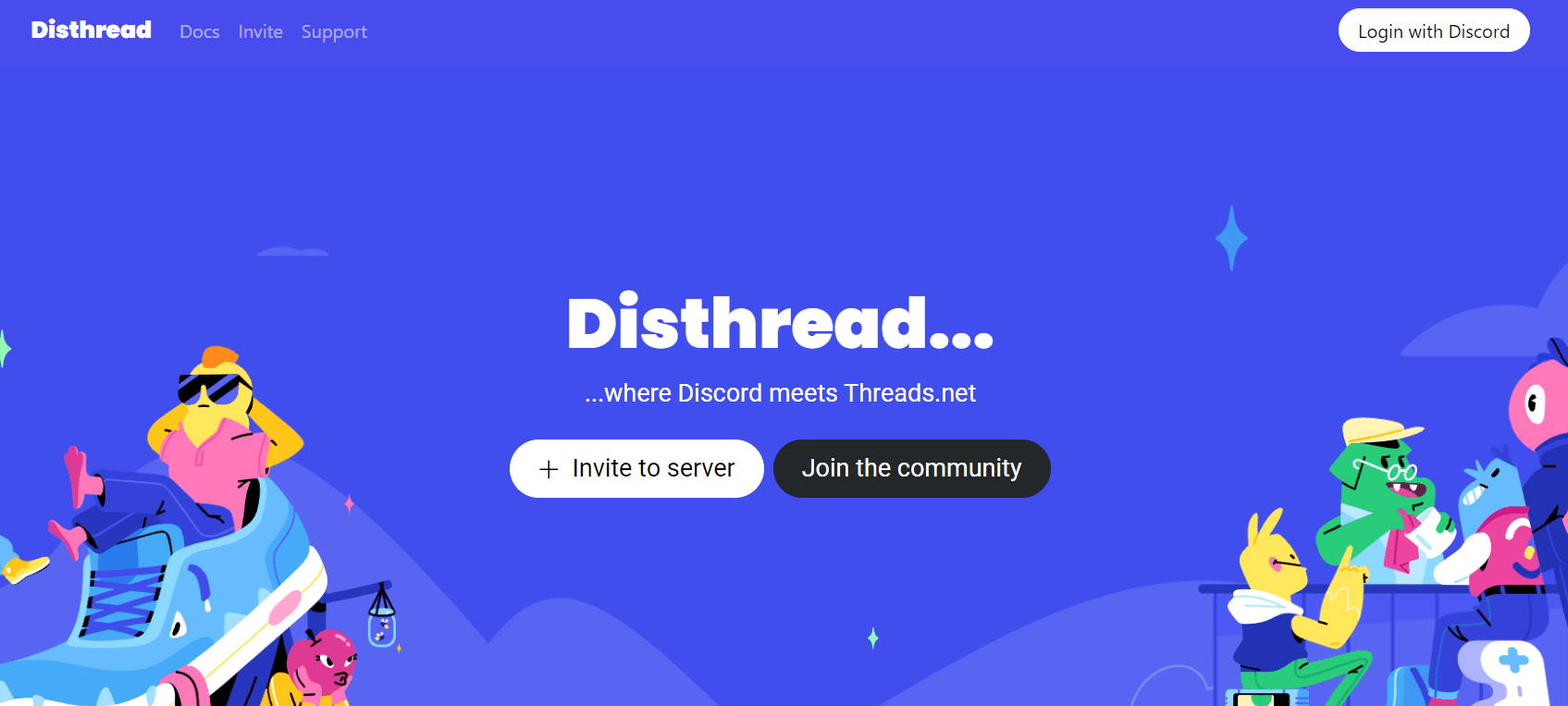 Screenshot of Disthread